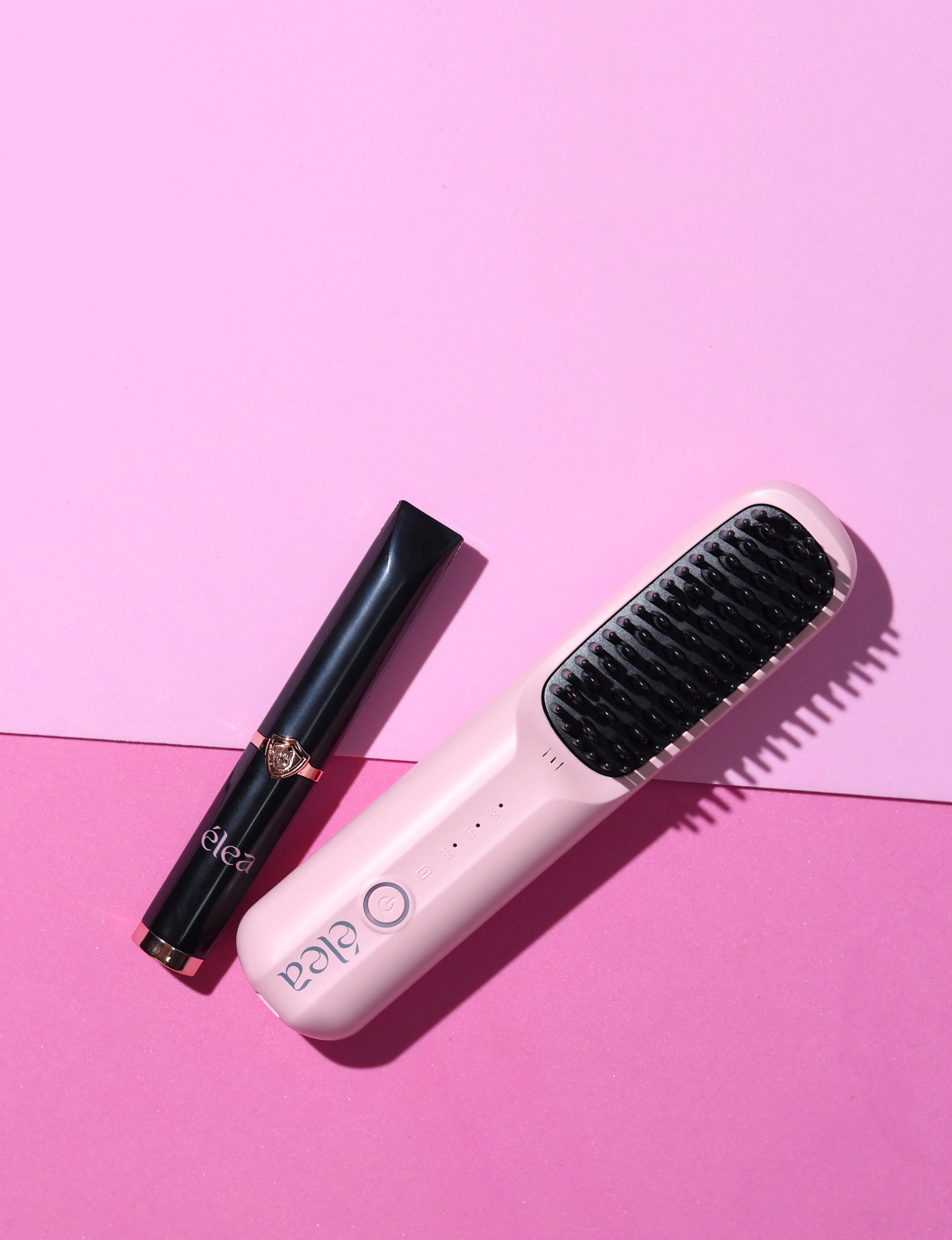 Heated brush+ FREE Heated Eyelash Curler